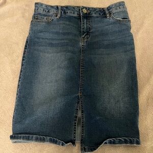 Demin Blue Mini Skirt